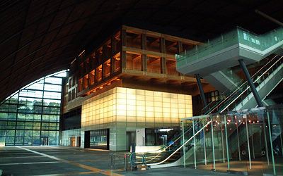 九州国立博物館施工航空写真