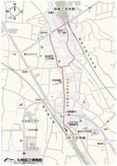 二日市駅周辺地図