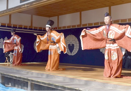 幸若舞「敦盛」披露