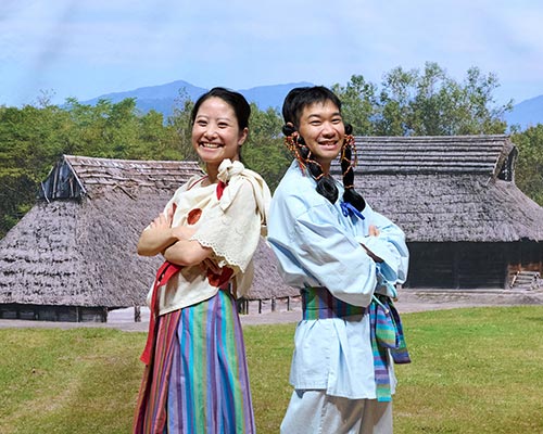 「衣装体験イベント「古代人に 変身！」