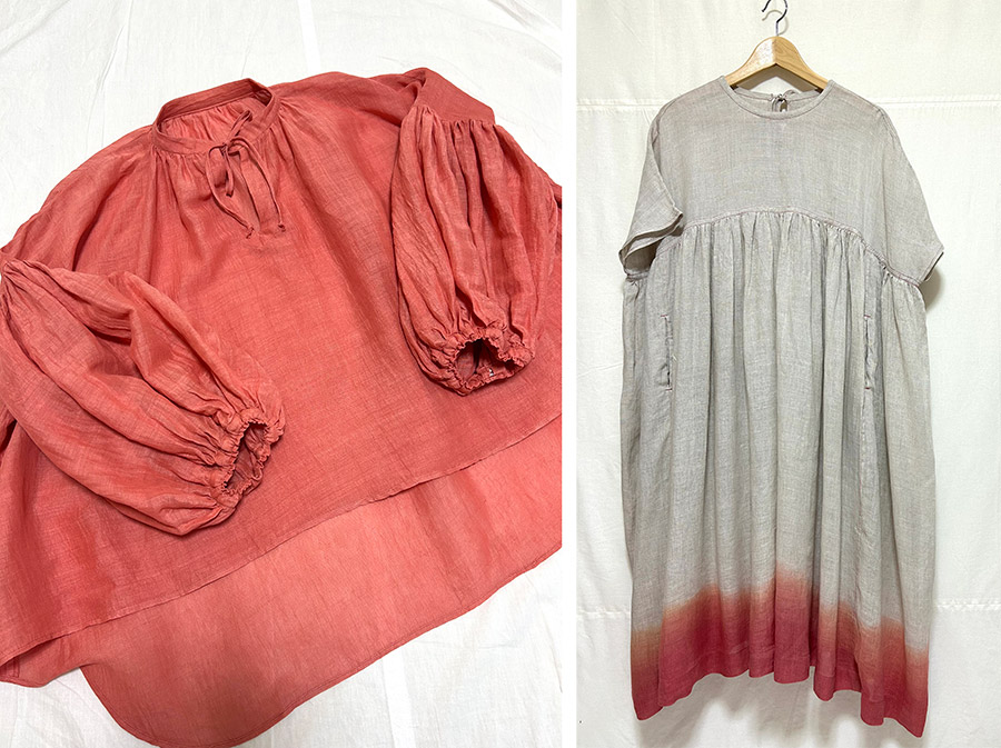 筑前茜染等の紹介パネル展示、映像上映など