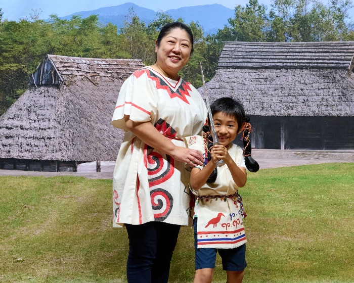 古代衣装体験「古代人に変身！」