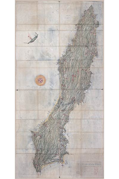 大隅国熊毛郡種子嶋沿海図