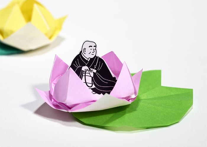 ワークショップ「折り紙で蓮を作ろう！」