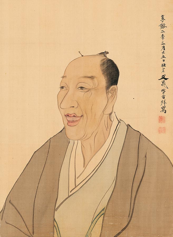 重要文化財　木村蒹葭堂像