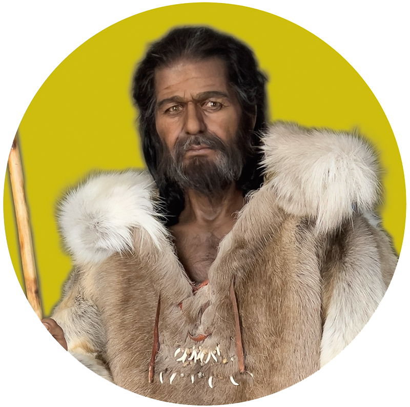 クロマニョン人復元模型（クロマニョン１号）