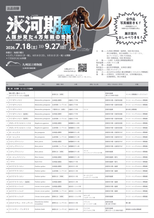 出品目録