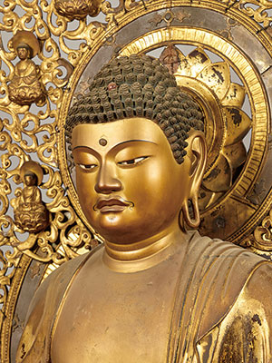 重要文化財 釈迦如来坐像(部分) 大報恩寺蔵