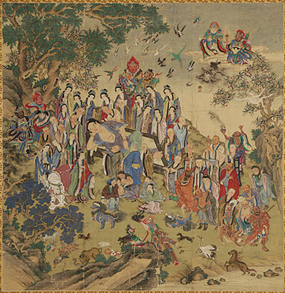 仏涅槃図 長崎・春徳寺蔵