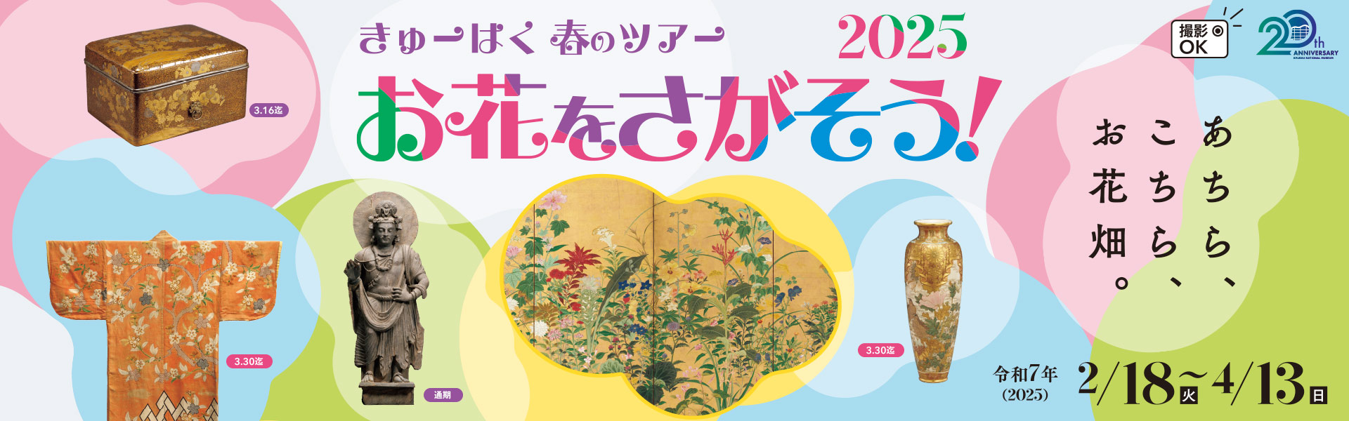 きゅーはく春のツアー お花をさがそう2025