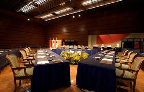 日中韓首脳会議の会場（第１室）