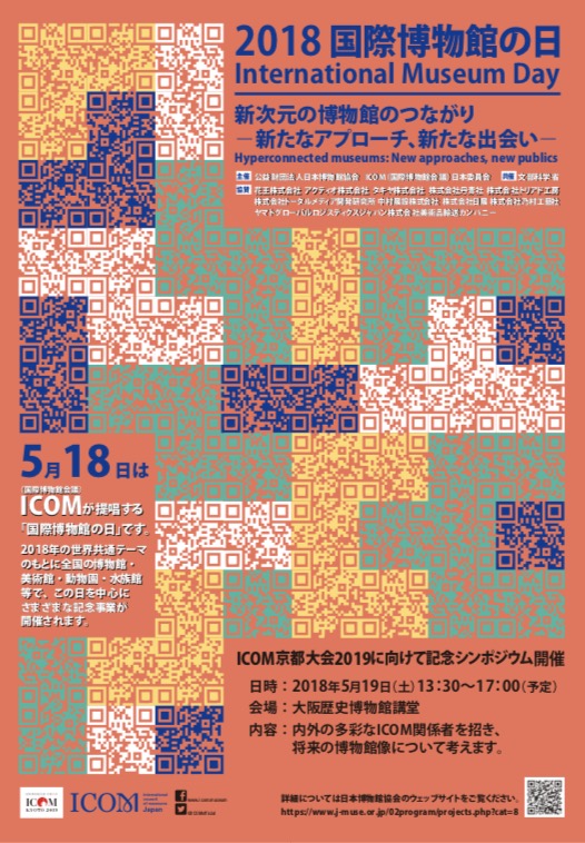 日本博物館協会による「国際博物館の日」ポスター