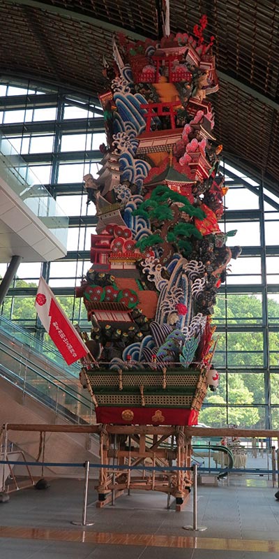 九州国立博物館で “飾り山笠”